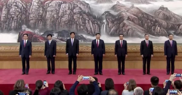 Trung Quốc ra mắt 7 lãnh đạo cao nhất khóa mới Trung Quốc ra mắt 7 lãnh đạo cao nhất khóa mới