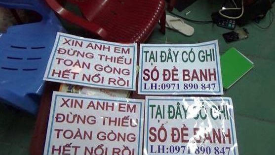 Triệt phá đường dây đánh bạc câu khách bằng… tờ rơi