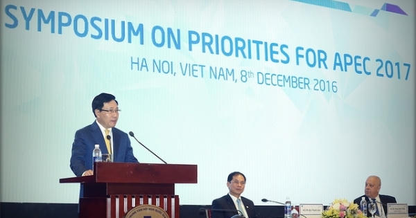 Phó Thủ tướng Phạm Bình Minh dự Hội thảo về các ưu tiên của Năm APEC 2017