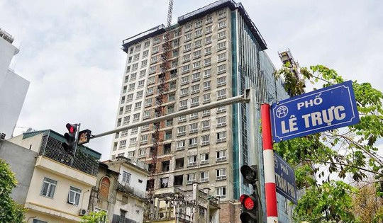 UBND TP Hà Nội đốc thúc xử lý vi phạm công trình 8B Lê Trực UBND TP Hà Nội đốc thúc xử lý vi phạm công trình 8B Lê Trực