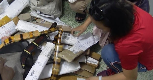 Lợi dụng bưu điện chuyển hàng chục kiện hung khí đến tỉnh Bà Rịa - Vũng Tàu