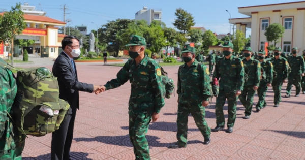 Hải Phòng:  Điều động thêm 50 chiến sỹ Biên phòng chi viện phòng, chống dịch Covid-19 cho biên giới Tây Nam