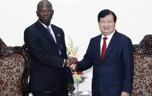 Phó Thủ tướng Trịnh Đình Dũng tiếp Giám đốc Quốc gia Ngân hàng Thế giới tại Việt Nam