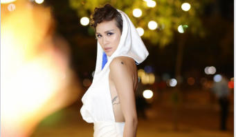 Phương Mai nóng bỏng dự tiệc Tuần lễ Thời trang quốc tế Việt Nam