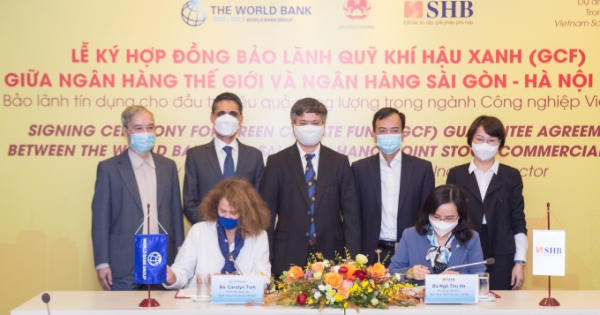 SHB và World Bank ký hợp đồng bảo lãnh Quỹ Khí hậu Xanh (GCF) SHB và World Bank ký hợp đồng bảo lãnh Quỹ Khí hậu Xanh (GCF)