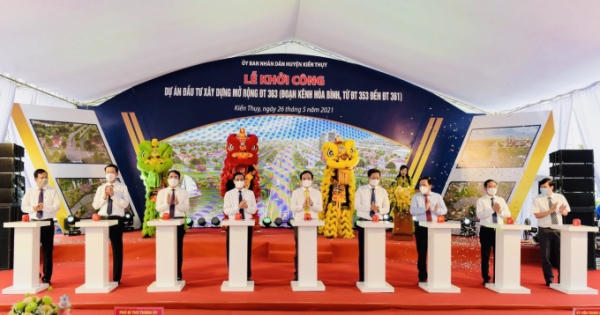 Hải Phòng khởi công dự án đầu tư xây dựng mở rộng đường tỉnh 363 Hải Phòng khởi công dự án đầu tư xây dựng mở rộng đường tỉnh 363