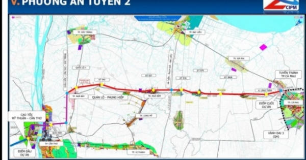 Đề xuất phương án đầu tư cao tốc Bạc Liêu - Cà Mau trị giá 11.145 tỷ đồng