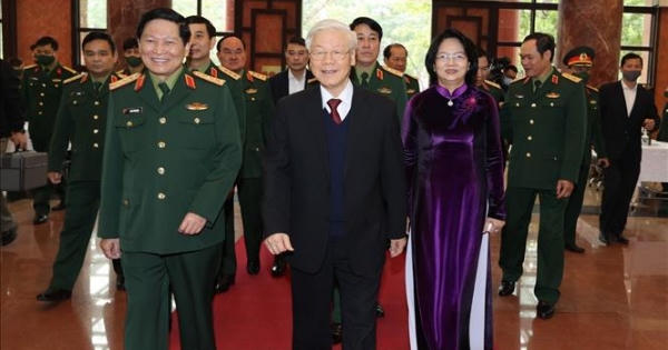 Chùm ảnh: Tổng Bí thư, Chủ tịch nước chủ trì Hội nghị Quân chính toàn quân