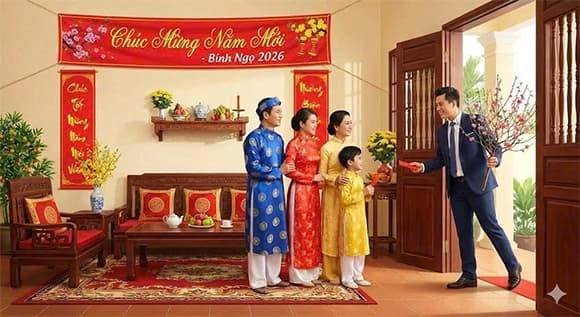 Xông đất đầu năm, tuổi nào phù hợp mang lại tài lộc cho gia chủ trong năm mới Bình Ngọ?