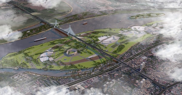 Đầu tư xây dựng cầu Tứ Liên: Điểm nhấn kiến trúc mới của Hà Nội