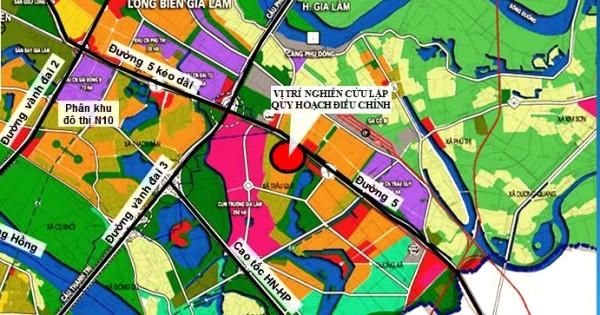 Lập điều chỉnh cục bộ Quy hoạch phân khu đô thị N11, tỷ lệ 1/5000 tại huyện Gia Lâm