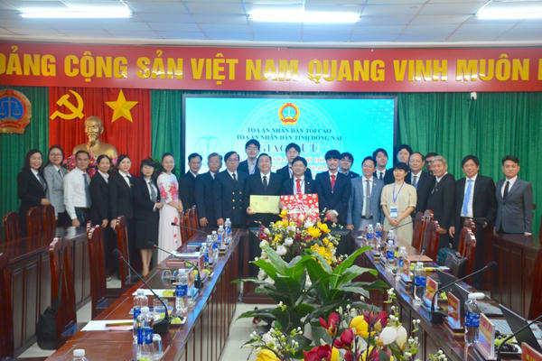 Đoàn Luật sư Saitama Nhật Bản thăm, giao lưu TAND tỉnh Đồng Nai
