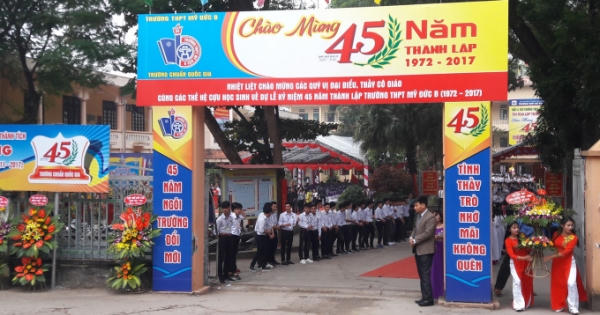 Trường THPT Mỹ Đức B: 45 năm xây dựng và phát triển