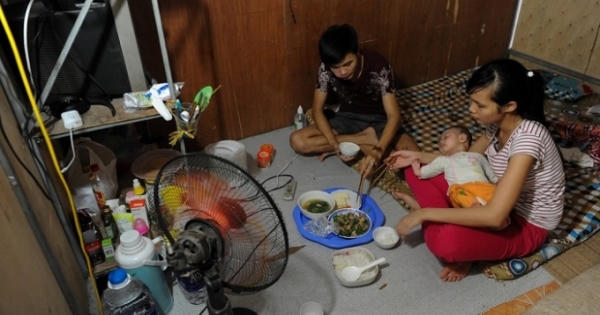 Phòng trọ điều hoà giá 15.000 đồng ở Hà Nội