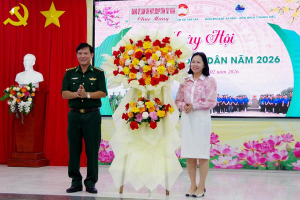 Tây Ninh: Rộn ràng Ngày hội Biên phòng toàn dân năm 2026 tại xã Tân Lập Tây Ninh: Rộn ràng Ngày hội Biên phòng toàn dân năm 2026 tại xã Tân Lập