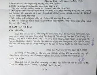 Vụ đề thi “đưa” Bình Thuận xuống ĐBSCL: Sai sót từ việc chủ quan trích nguyên văn mẩu tin báo được đăng rộng rãi