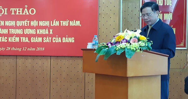 Kiểm tra khi có dấu hiệu nhiều ban cán sự Đảng, ra nhiều vụ án lớn