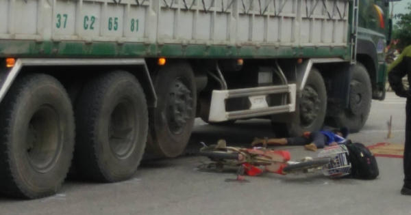 Nghệ An: Bị xe tải cán qua người, một học sinh tử vong thương tâm