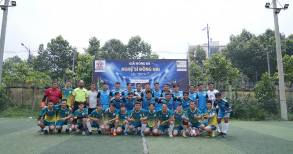 Giao hữu bóng đá giữa các hội nghệ sĩ tỉnh Đồng Nai