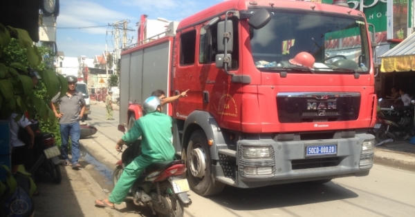 Xe cứu hỏa tông chết người trên đường đi làm nhiệm vụ trở về