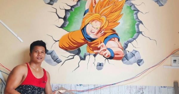 Theo đuổi đam mê vẽ tranh tường