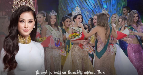Hoa hậu Phương Khánh diện áo dài, đội vương miện, xuất hiện cực thần thái trong Road to Miss Earth 2019