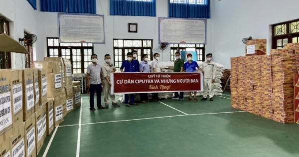 CLB golf Ciputra cùng quỹ cư dân CDF ủng hộ Bắc Giang 300 triệu đồng