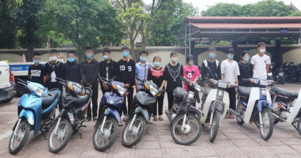 Hà Tĩnh: Triệu tập 30 “quái xế” trong nhóm Domino 38