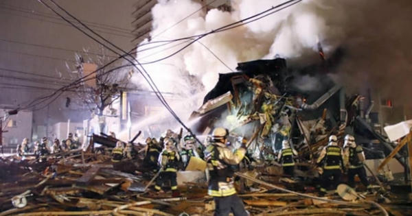 Nổ quán rượu ở Nhật Bản, ít nhất 42 người bị thương