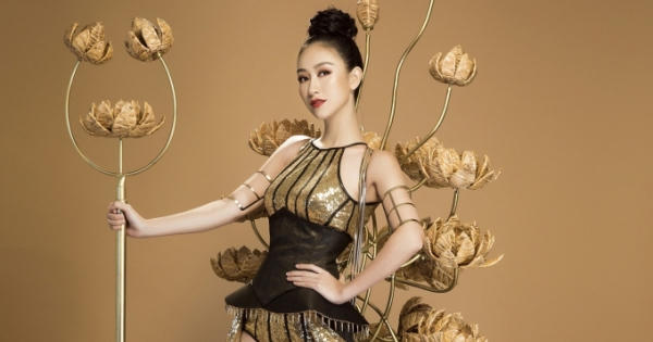 Hà Thu hóa thân thành "Chiến binh hoa" tại Hoa hậu Trái Đất 2017