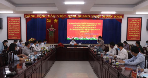 Bình Dương: Kiểm tra công tác chuẩn bị bầu cử tại TP Thủ Dầu Một