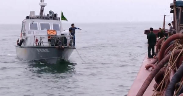 5 tàu hút cát trọng tải lớn bị bắt ở cửa biển