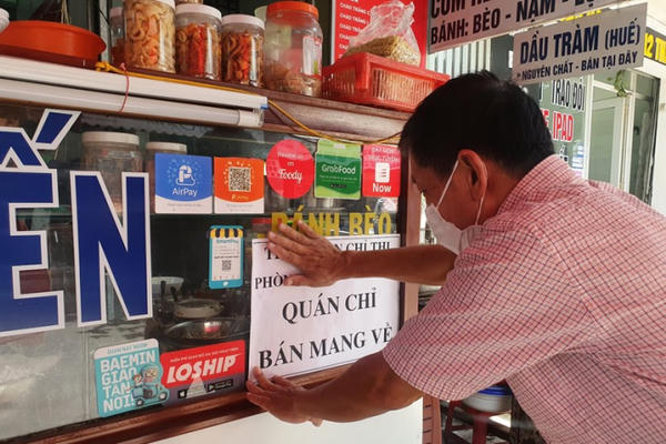 Hà Nội: Từ 12h ngày 25/5, dừng hoạt động các nhà hàng, dịch vụ ăn uống tại chỗ