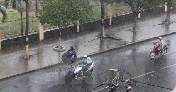 Dự báo thời tiết ngày 13/4: Hà Nội có mưa rào và giông