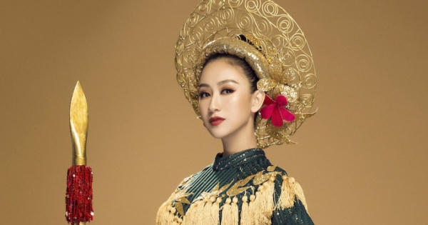 Hà Thu mang câu chuyện Hai Bà Trưng đến Miss Earth 2017