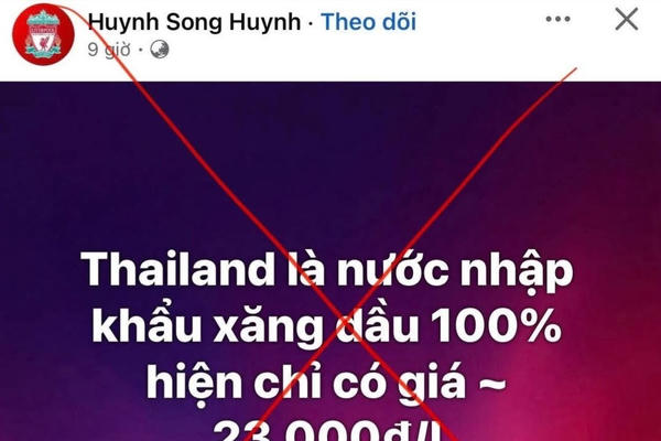 Xử lý nghiêm đối tượng lợi dụng sự biến động giá xăng dầu xuyên tạc chính sách của Nhà nước trên không gian mạng