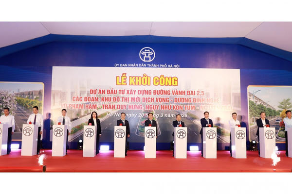Khởi công Dự án đường Vành đai 2,5 hơn 8.400 tỷ đồng