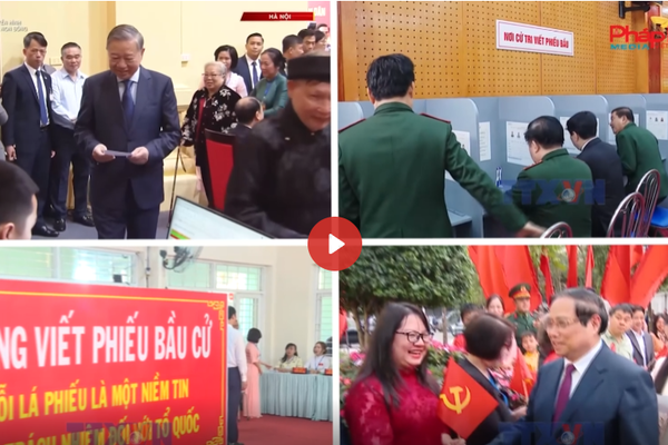 Cử tri cả nước phấn khởi tham gia bầu cử, gửi gắm niềm tin vào những đại biểu xứng đáng