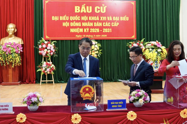 Cao Bằng: 07 người trúng cử đại biểu Quốc hội khóa XVI nhiệm kỳ 2026 - 2031 và 50 người trúng cử đại biểu HĐND tỉnh khóa XVIII, nhiệm kỳ 2026 - 2031