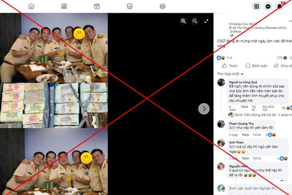 Cần phải xử lý nghiêm hành vi cắt ghép ảnh bôi nhọ lực lượng CSGT Cần phải xử lý nghiêm hành vi cắt ghép ảnh bôi nhọ lực lượng CSGT