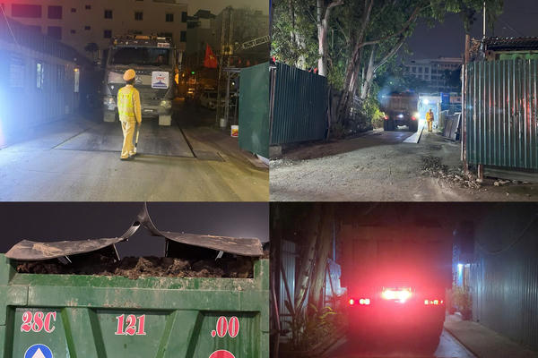 Hà Nội: Xử lý xe quá khổ, quá tải, rơi vãi đất ra đường phố