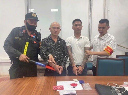 Bắt quả tang 2 đối tượng vận chuyển ma túy tổng hợp trên đường Giáp Hải