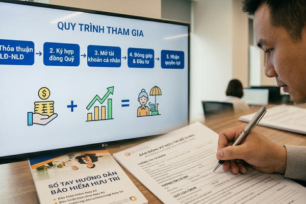 Chi tiết quy trình tham gia bảo hiểm hưu trí bổ sung Chi tiết quy trình tham gia bảo hiểm hưu trí bổ sung
