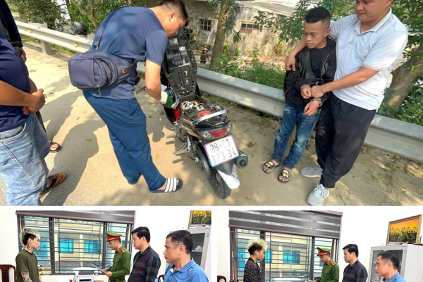 Bắt 4 thanh niên mang phương tiện đi cầm cố, lấy tiền mua ma túy tại Hà Tĩnh Bắt 4 thanh niên mang phương tiện đi cầm cố, lấy tiền mua ma túy tại Hà Tĩnh