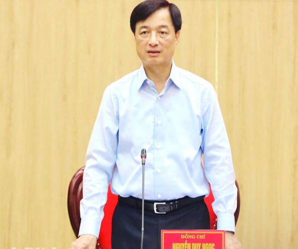 Trưởng Đoàn kiểm tra, giám sát của Bộ Chính trị, ông Nguyễn Duy Ngọc làm việc tại Ninh Bình Trưởng Đoàn kiểm tra, giám sát của Bộ Chính trị, ông Nguyễn Duy Ngọc làm việc tại Ninh Bình