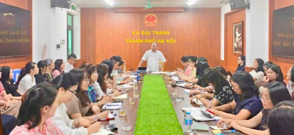 100% bếp ăn trường học trên địa bàn xã Đại Thanh không liên quan đến các công ty mua bán thịt lợn bị nhiễm dịch tả lợn Châu Phi