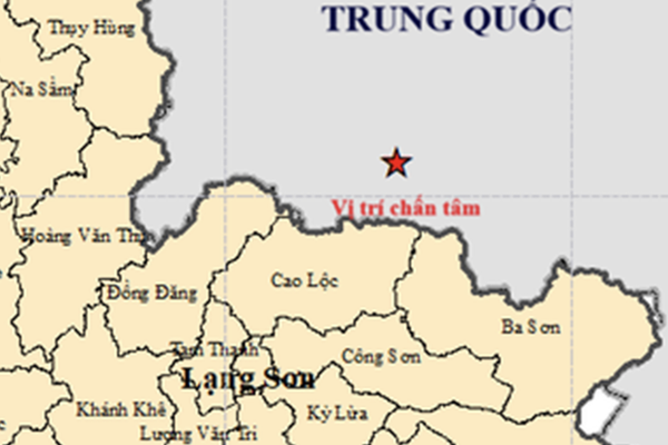 Người dân vùng biên Lạng Sơn hốt hoảng vì rung lắc do động đất từ phía Trung Quốc