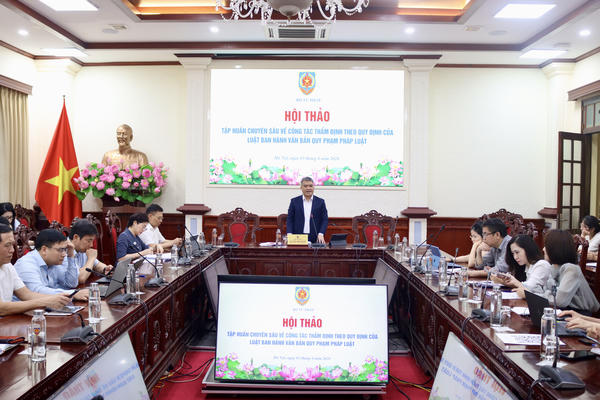 Nâng cao chất lượng thẩm định văn bản quy phạm pháp luật đáp ứng yêu cầu mới