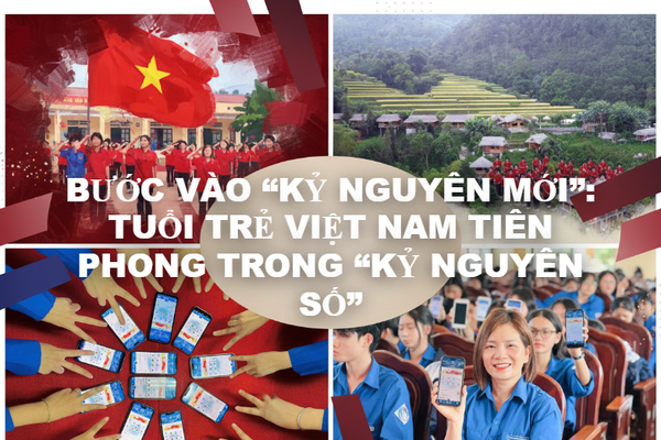 BƯỚC VÀO “KỶ NGUYÊN MỚI”: TUỔI TRẺ VIỆT NAM TIÊN PHONG TRONG “KỶ NGUYÊN SỐ” BƯỚC VÀO “KỶ NGUYÊN MỚI”: TUỔI TRẺ VIỆT NAM TIÊN PHONG TRONG “KỶ NGUYÊN SỐ”