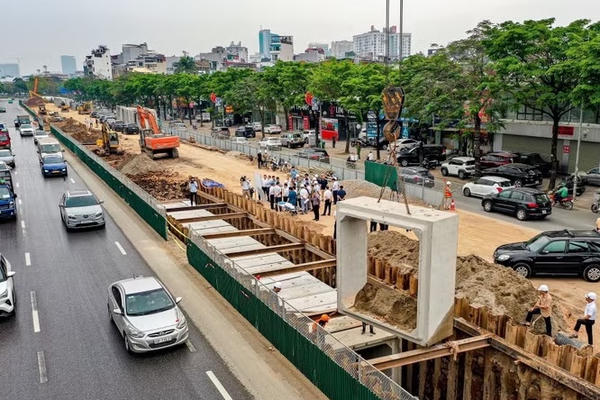 Hà Nội đẩy nhanh 2 dự án chống ngập, kịp mốc 30/4 Hà Nội đẩy nhanh 2 dự án chống ngập, kịp mốc 30/4